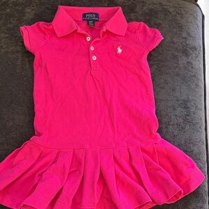 Polo by Ralph Lauren Kids Bright Pink Polo Dress